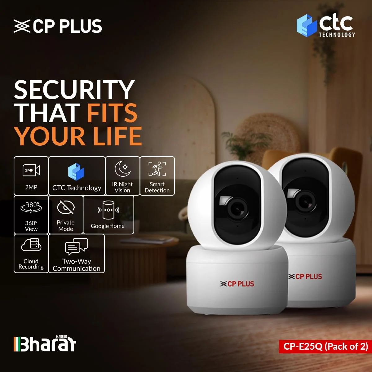 CP PLUS Wi-Fi Smart Security Camera